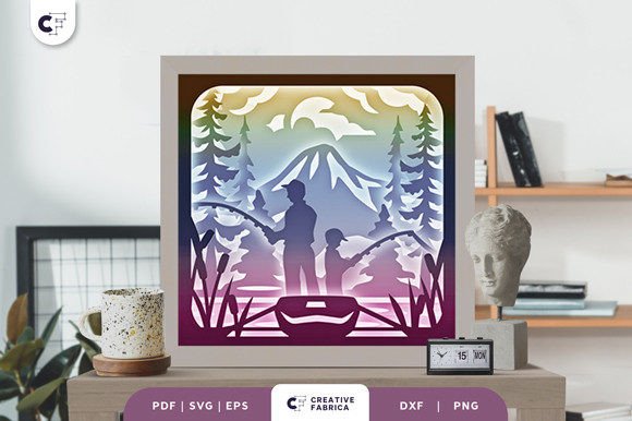 Crafting Memories: The Adventure Dad with Kids 3D Shadow Box Experience