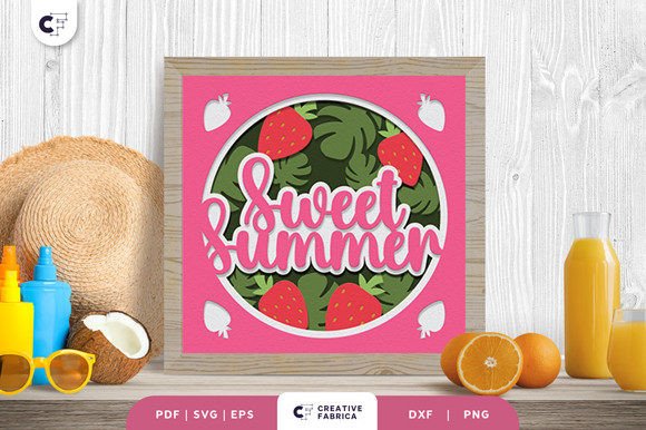 Crafting the Perfect Summer Strawberry 3D Shadow Box SVG: A Guide to Flawless Execution