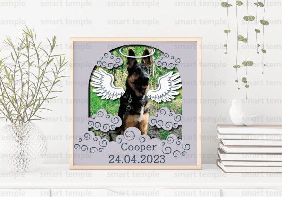 Creating a Dog Memorial Shadow Box SVG Layered Design