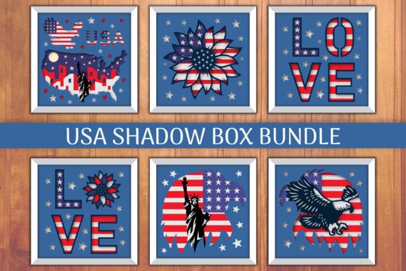 Creating a Stunning Patriotic USA Shadow Box Bundle Display for Your Home