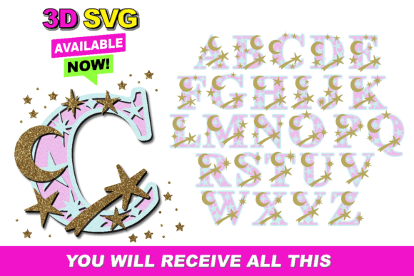 Elevating Modern Design Workflows: The Strategic Value of Alphabet 3D SVG Moon and Stars Assets