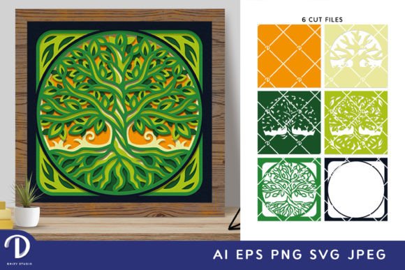 Elevating Spatial Design: The Strategic Value of the Tree of Life 3D Shadow Box Paper Cut SVG