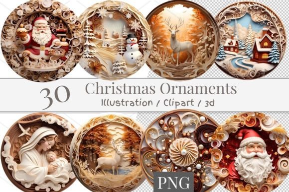 Evaluating the 30 Christmas Ornament 3d Wood 878 Digital Collection for Professional Design