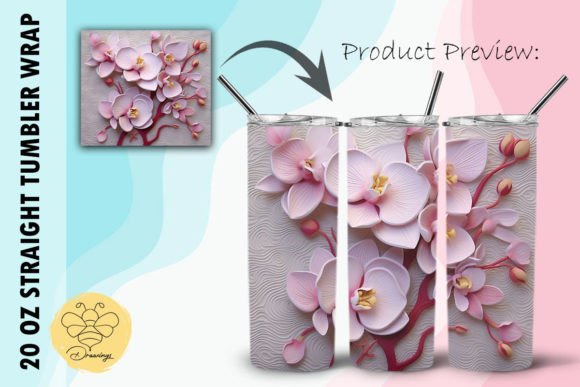 Evaluating the Gorgeous Orchids 3D Tumbler Wrap for Sublimation Projects