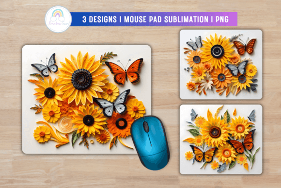 Evaluating the Practical Value of 3D Butterflies Mouse Pad Sublimation Designs