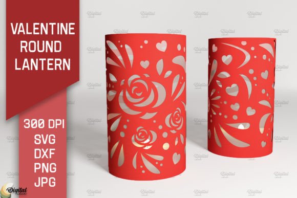 Integrating 3D Valentine Round Lantern Paper Cut Designs into Your Creative Workflow