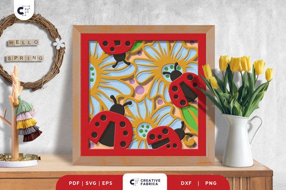 Integrating the Spring Bug Garden 3D Shadow Box into Your Creative Workflow