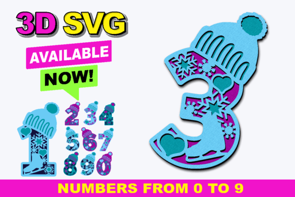 Redefining Winter Aesthetics: The Strategic Value of Ice Skating Numbers 3D SVG in Modern Design