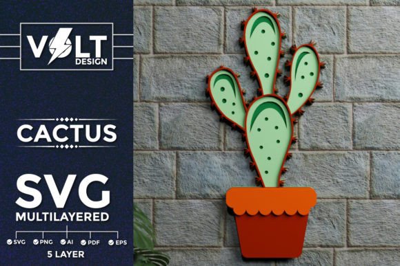 Strategic Design Execution with the Cactus 3D SVG Multilayered Papercut File
