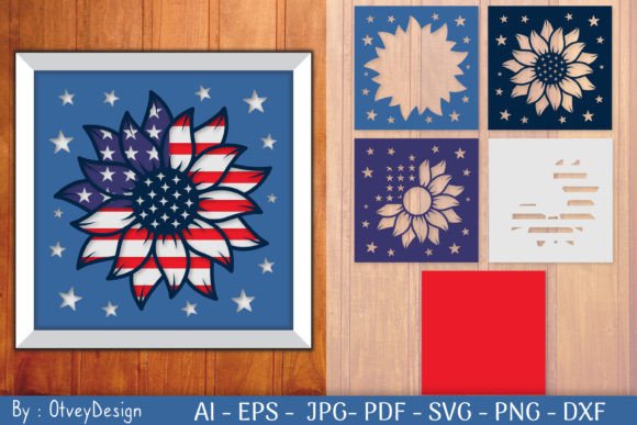 Sun Flower USA Shadow Box Layered: A Creative Guide