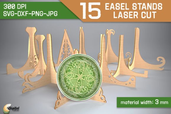Unlocking Creative Potential with the 3D Easel Stands Bundle: A Laser Cut Digital Solution